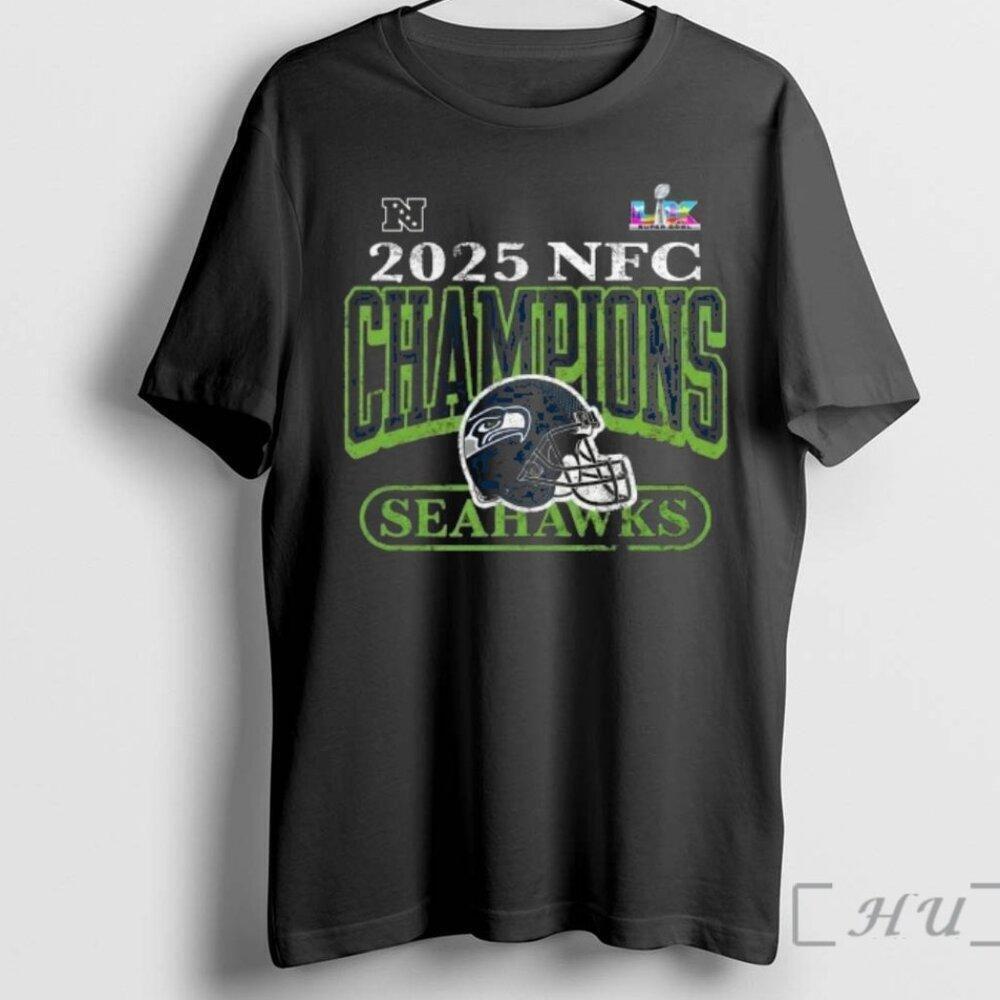 2025 Nfc Champions Seattle Seahawks Super Bowl Lx Bound Premium T Shirt 90
